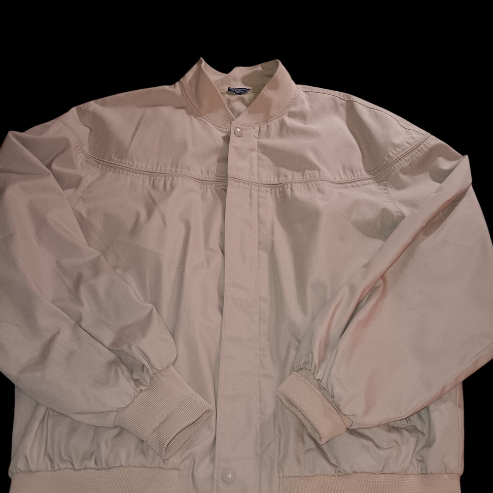 Men's Classic Tan Bomber Jacket